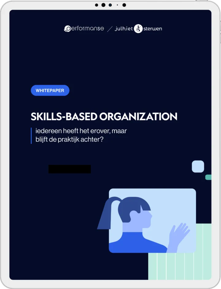 I Pad Pro Mockup White Paper on Skills-Based Organization