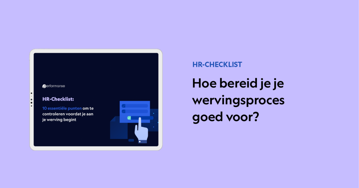 [eBook] Checklist: 10 punten om te controleren voor werving